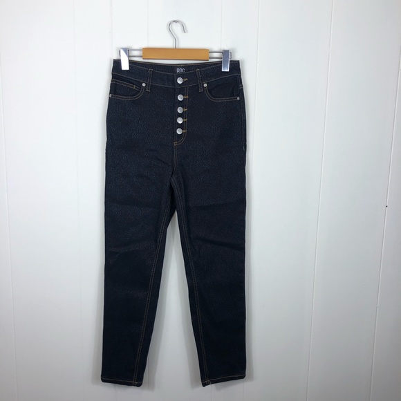 BDG Glitter Button Fly High Rise Jeans Sz 26 - Picture 5 of 13